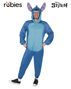 Stitch (Lilo and Stitch) Hooded Onesie Adult Costume (RUB1002195)