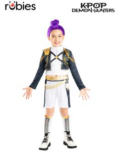 K-Pop Rumi Gold Deluxe Child Costume (RUB1003632)
