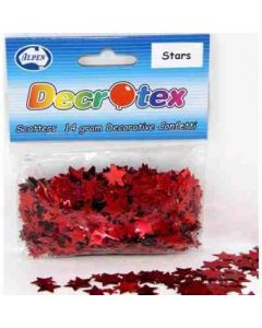 Stars Red Holograghic - 14g - Confetti / Scatters (108331A)