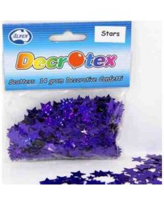 Stars Purple Holograghic - 14g - Confetti / Scatters (108335A)