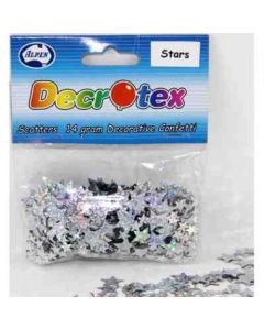 Stars Silver - 14g - Confetti / Scatters (108338A)