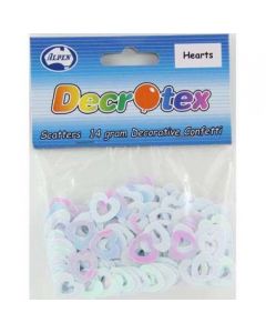 Hearts Iredescent - 14g - Confetti / Scatters (108350A)