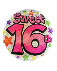 Big Badge - # 16 GirLarge - Adult Costume (TB316) (109116A)