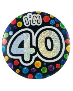 Big Badge - # 40 Male (TB640) (109128A-B)