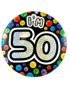 Big Badge - # 50 Male (TB050) (109130A)