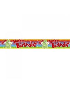 Banner - You're 6 Happy Birthday (109219A)