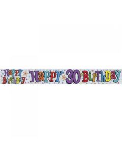 Banner - Happy 30th (109243A)