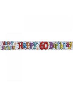 Banner - 60th Birthday (109251A)