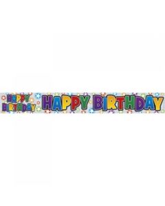 Banner - Happy Birthday Stars (QAH006U) (109302A)