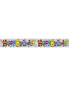 Banner - Happy Birthday (QAH004U) (109304A)