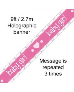 Banner - Baby GirLarge - Adult Costume (109468A)