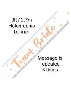 Banner - Team Bride 2.7m (109484A)