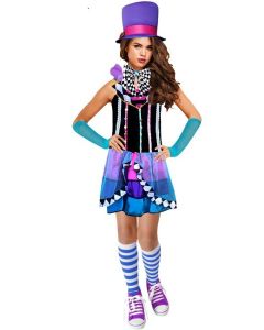 Crazy Hatter Girl - Child Costume (Mad Hatter) (16523G)