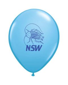 New South Wales (NSW) Cockroach Pale Blue - 28cm (11 Inch) Latex Balloon (97634Q)