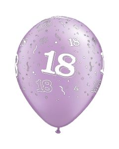 18-A-Round LavenderPearl - 28cm (11 Inch) Latex Balloon (44426Q)