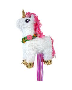 Magical Unicorn 3D Shape Pull String Pinata (19733.56AM)