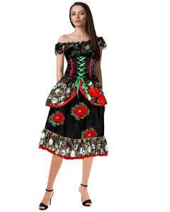 Day Of The Dead Woman Adult Costume (19903G)