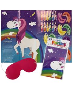 Pin The Tail on The Unicorn - Party Game (Pin the tail on the donkey) (203812A)