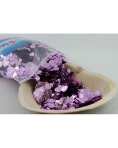 Metallic Confetti Lilac 1cm - 250 grams (204606A)