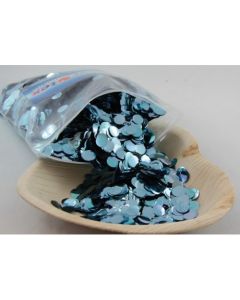 Metallic Confetti Light Blue 1cm (204608A)