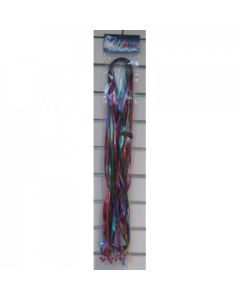 Metallic Ribbons and clips - Mixed 1.75m (Pack of 25) - Pre tied (205431A)