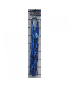 Metallic Ribbons and clips - Blue 1.75m (Pack of 25) - Pre tied (205433A)