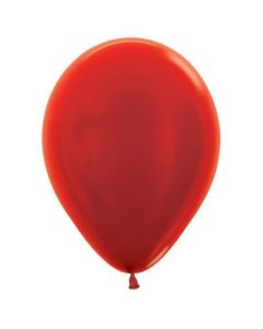 Metallic Red - 30cm Latex Balloons (206625A)