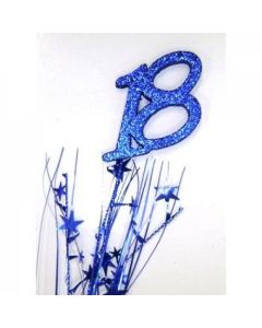 18 Number Blue Star Spray / Pick Onion (207023A)