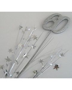 60 Number Silver Star Spray / Pick Onion (207039A)