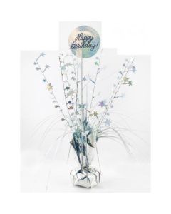 Centrepiece Silver Halo - Happy Birthday (207300A)