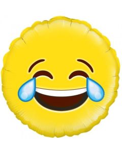 Emoji LOL Laughing 45cm Foil Balloon (210722A)