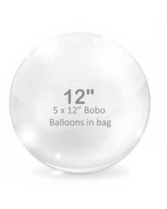 Bobo Crystal Clear 12 Inch Balloon (215012A)