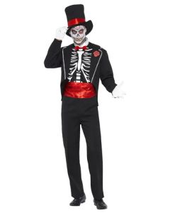 Day of the Dead Adult Costume Black (SM21565)