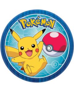 Pokémon Classic Paper Plates 17cm (Pack of 8) (541859AM)