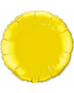 Round 18 Inch Foil Balloon - Yellow Citrine (22637Q)