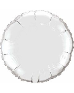 Round 18 Inch Foil Balloon - Silver (23145Q)