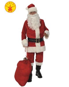 Santa Velvet Suit - Standard - Adult Costume (RUB2369)