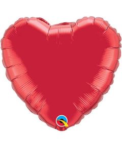 Heart 18 Inch Foil - Ruby Red (23769Q)