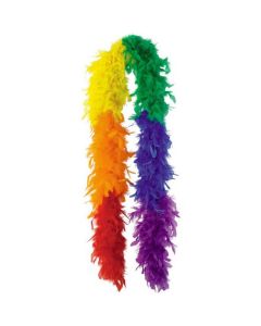 Rainbow Feather Boa (250542AM)