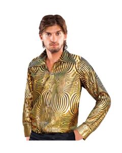 Gold Discoballer Shirt Adult Costume (25955G)