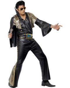Elivs - Black and Gold - Adult Costume (SM29150)