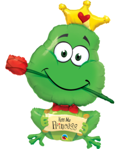 Kiss Me Princess Frog - 39 Inch Foil Balloon (29351Q)