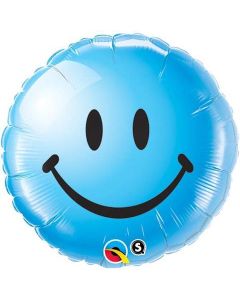 Smiley Face Blue 18 Inch Foil (29640Q)