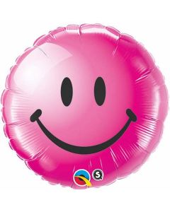 Smiley Face Wild Berry 18 Inch Foil Balloon (29864Q)
