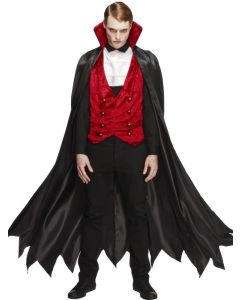 Vampire - Fever Black and Red Adult Costume (SM29991)