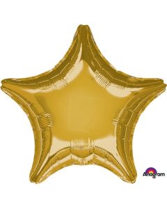 Gold Metallic Star 18 Inch Foil Balloon (3058501AM)