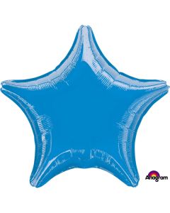 Blue Metallic Star 18 Inch Foil Balloon (3059201AM)