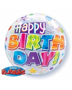 Birthday Party Patterns - 22 Inch Bubble Balloon (30808Q)