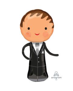 Handsom Groom - Airwalker Foil Balloon (3123701AM)