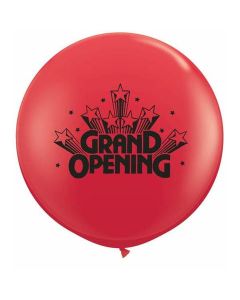 Grand Opening - Ruby Red - 3 Foot (3ft) Latex Balloon (31327Q)